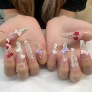 ネイル 💎🐰 saki. m 🐰💎のネイルデザイン