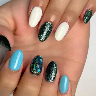 ミディアム ネイル 下妻市ﾈｲﾙｻﾛﾝ M_styleのネイルデザイン