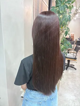 ロング みなみ/ワンカラー/ ダイアモンドリリーのヘアスタイル