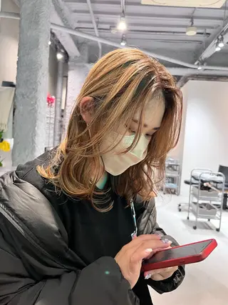 ミディアム カラー 🌐👽フクイ キララ🌎💎のヘアスタイル