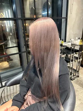 ロング カラー 透明感カラー &ハイトーンカラーのヘアスタイル