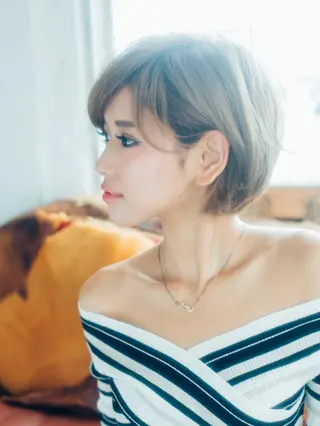 ショート Conforto店長 渡邊のヘアスタイル