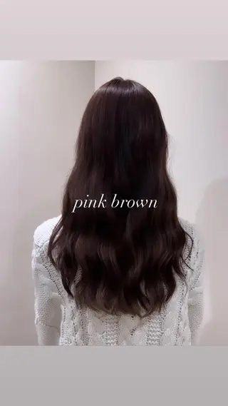 ロング カラー オカベ ショウマのヘアスタイル