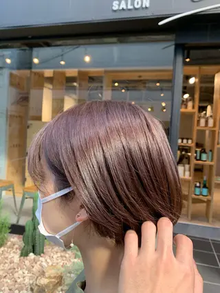 ミディアム カラー パーマ ヘアアレンジ ネイル マツエク・マツパ Sia中野新橋 『JUNYA』のヘアスタイル