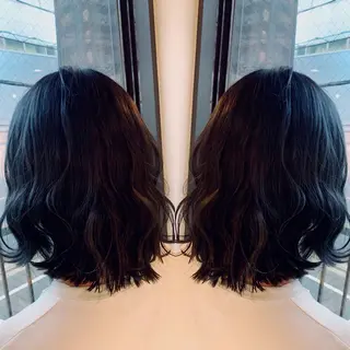 ミディアム カラー 韓国🇰🇷 ✂︎hair 内田愛のヘアスタイル