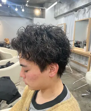パーマ ニュアンス王子 🥀𓈒のヘアスタイル