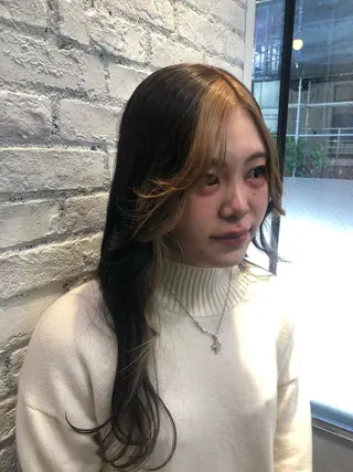 セミロング 志木駅1分☆髪質改善 ミニモ限定特別割引✨のヘアスタイル