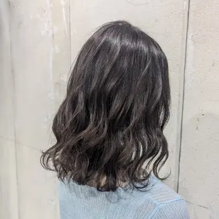 ミディアム 高見 凌のヘアスタイル