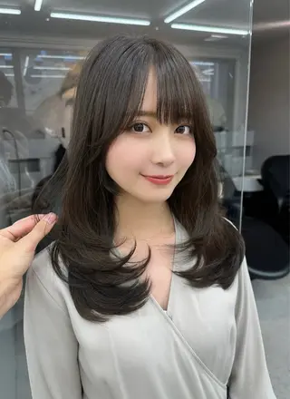 ミディアム Hiroki 韓国ヘア🇰🇷のヘアスタイル