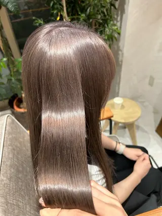 ロング カラー 🌷横浜/レイヤー /艶カラー🌷のヘアスタイル