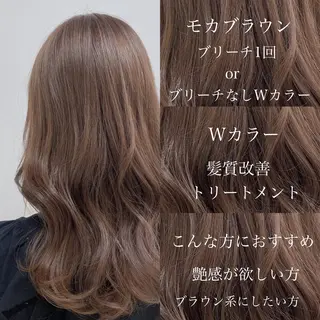 ロング メンズ 艶感ミルクティー🤍 色落ち綺麗🤍ともやのヘアスタイル