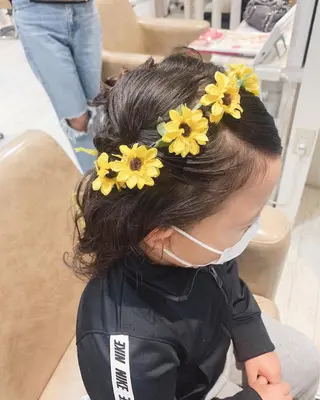 ヘアアレンジ if所属・大崎if ほりはるかのヘアスタイル