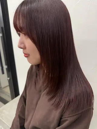 セミロング 🎀うる艶モテ髪🎀 透明感/ユナのヘアスタイル
