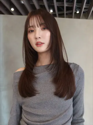 セミロング LEANE THE TOKYO所属・大人レイヤー 🍃外苑前/荒谷進介のヘアスタイル