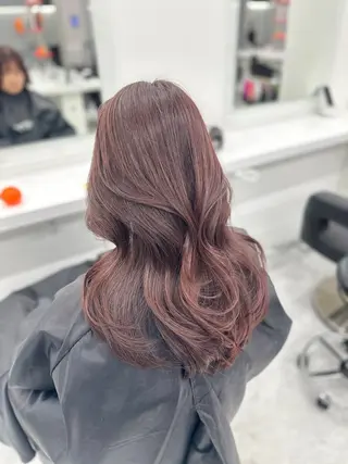 ロング カラー パーマ ヘアアレンジ メンズ キッズ ♥️韓国ヘア レイヤー♥️ゆりのヘアスタイル