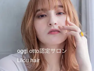 ミディアム カラー リルウヘアー 天王寺のヘアスタイル