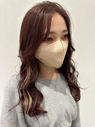 ロング GOAT_茅ヶ崎 キシ サクラのヘアスタイル