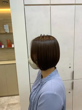 ミディアム Hello by Sea所属・レイヤー/艶髪/ボブ /くびれ/伊藤　勇司のヘアスタイル