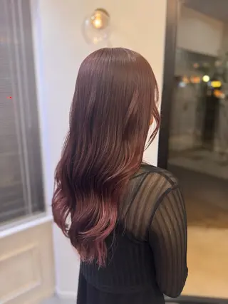 ロング カラー 天野 珠華のヘアスタイル