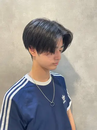 ミディアム メンズ フリーランスシェアサロンルレイル所属・心斎橋/メンズ /ルレイル/地形真希のヘアスタイル