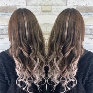 セミロング B-W ⭐️REIKOのヘアスタイル