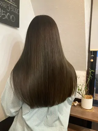 セミロング カラー hair salon mtm所属・🕊mtm🫧梅田/ 定額制/透明感/艶髪のヘアスタイル