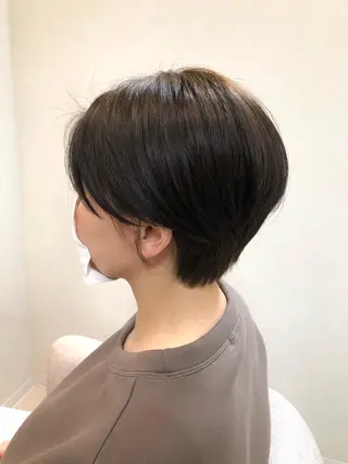 ショート ショート/白髪ぼかし 君和田若菜のヘアスタイル