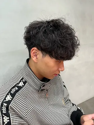 パーマ メンズ fifth 桐山 蒼史のヘアスタイル