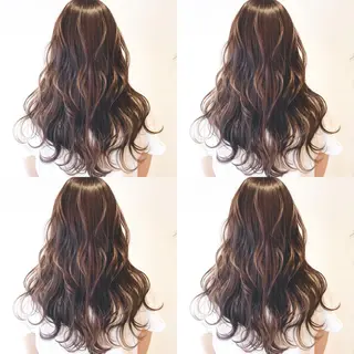 ロング カラー Livre所属・【ツヤ髪カラー】本郷 星音のヘアスタイル