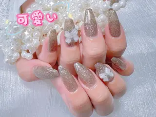 ネイル 🎀彩羽チップ 長さだし専門🎀のネイルデザイン