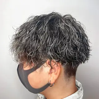 ショート カラー メンズ 店長⚜️メンズカット パーマ⚜️則次亮哉のヘアスタイル