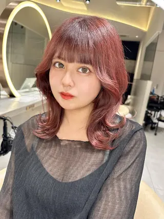 ミディアム ✨髪質改善特化✨副 店長椎葉信乃介のヘアスタイル