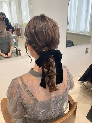 セミロング 板垣 歩美のヘアスタイル