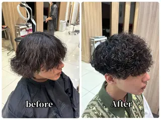 パーマ メンズ 波巻き・カルマ パーマ特化/aoiのヘアスタイル