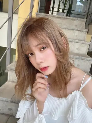 セミロング lond strada所属・🌟モテ髪ショート 🌟店長 津賀涼のヘアスタイル