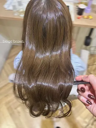 セミロング カラー 🌷MIREA🌷 LUANA 難波店のヘアスタイル