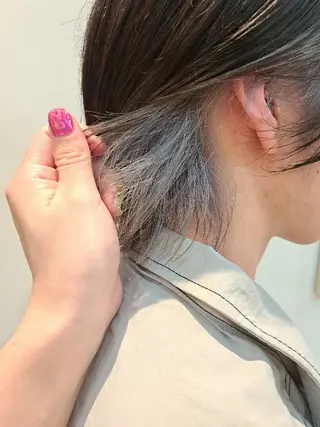 メンズ カラー メンズ ヘアメイク ハイトーン キャロのヘアスタイル