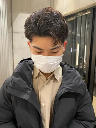 メンズ 鈴木 真司のヘアスタイル