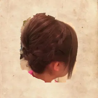 ショート ヘアアレンジ Hair set RUUNAのヘアスタイル