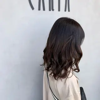 セミロング カラー 🌟GRANDE sea🌟のヘアスタイル