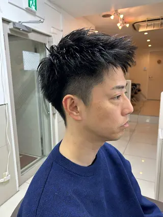 ショート メンズ 大内 雅生のヘアスタイル