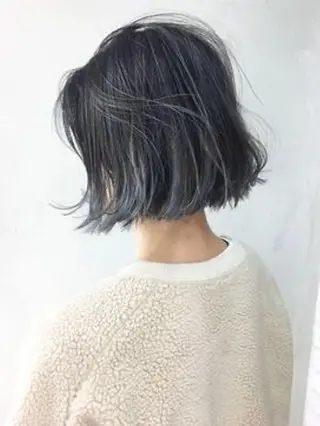 ミディアム カラー 💚ミヤマ アンナ☘️のヘアスタイル