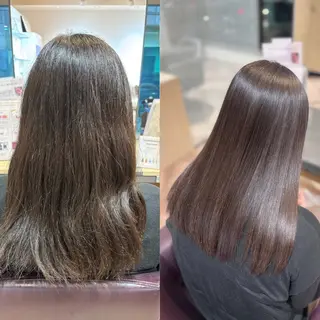 ロング ツヤ髪🎀暖色カラー さとあみのヘアスタイル