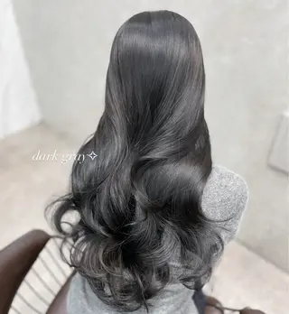 セミロング MOE 福岡韓国ヘア✧︎のヘアスタイル