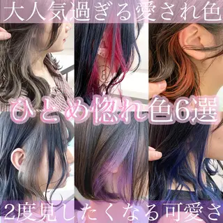 ミディアム カラー soigné所属・髪質改善カラー ショートボブ専門のヘアスタイル