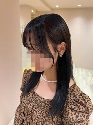 ロング レイヤーカット/ 透明感カラー/めいのヘアスタイル