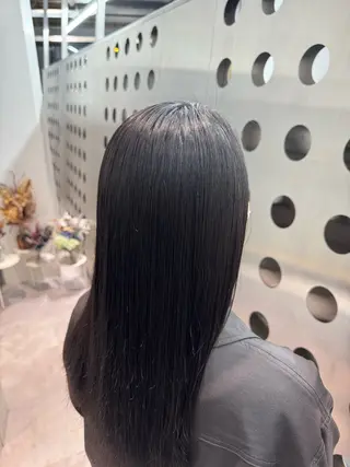 ロング パーマ 北村 岳久翔のヘアスタイル