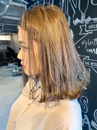 ミディアム カラー メンズヘア/レイヤー /ボブ山内春輝のヘアスタイル