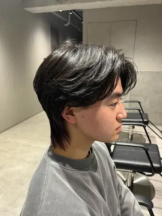 ショート カラー パーマ メンズ メンズヘア専門🦊 RYOKAのヘアスタイル