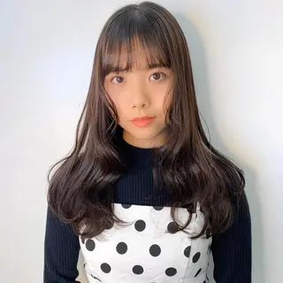 セミロング カラー 🤍ハイトーン 🤍VIVIE🤍のヘアスタイル